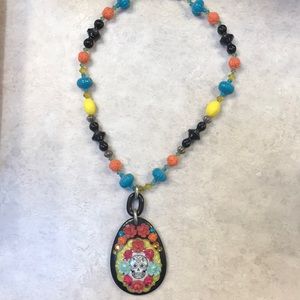 Tarina Tarantino sugar skull collection necklace